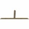 Ekena Millwork Portland Rough Sawn Timber Gable Bracket, Douglas Fir, 108"W x 45"H x 2"D x 6"F, 10/12 Pitch GBW108X45X0206POR00RDF - alternate 3